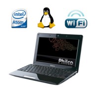 Netbook Philco 10" LED Intel Atom 2GB, HD 320GB, WebCam, Linux 10A-P123LM